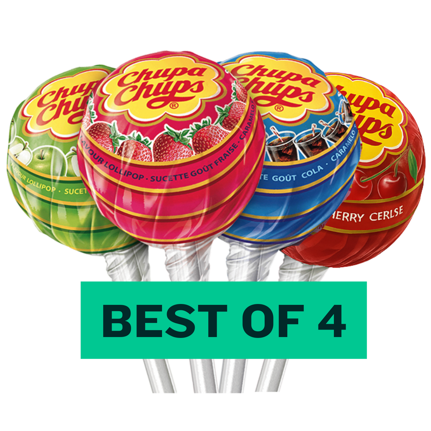 BEST OF 4 | Chupa Chups 12g | Standard Size